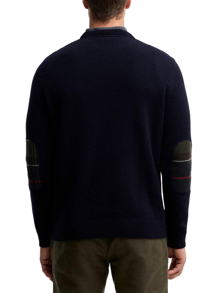 HOLDEN CREW NECK SWEATER Barbour Maglia Uomo Mkn1576 Blu