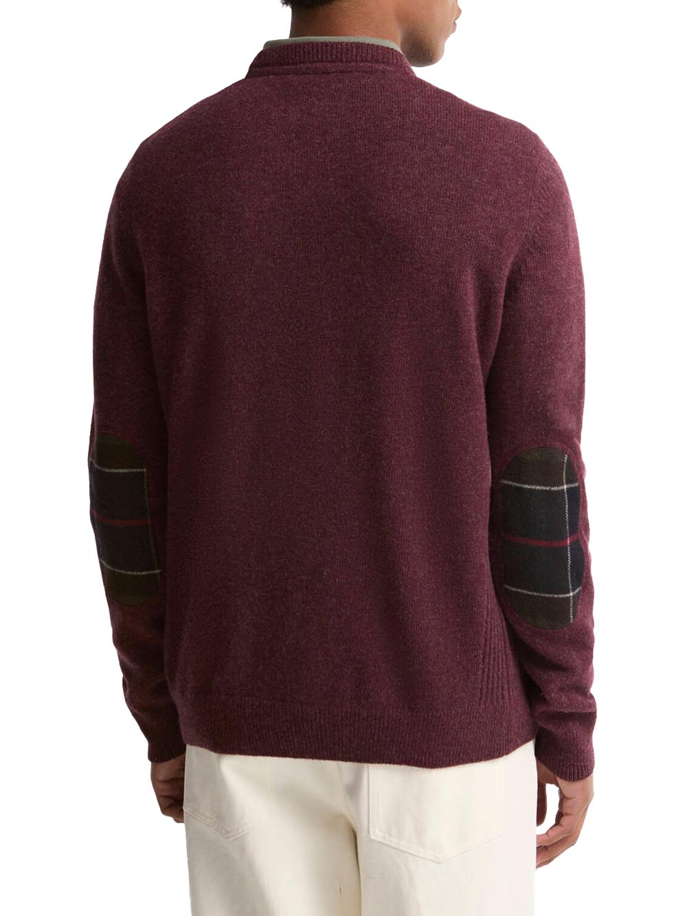 HOLDEN CREW NECK SWEATER Barbour Maglia Uomo Mkn1576 Vinaccio