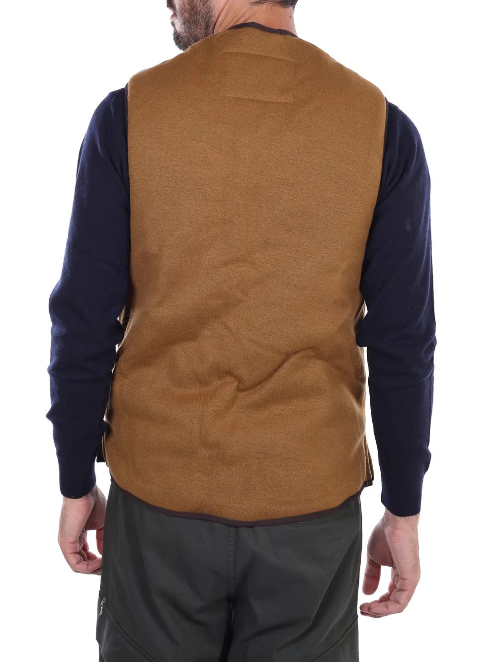 WARM PILE WAISTCOAT ZIP Barbour Smanicato Uomo Mli0004 Marrone