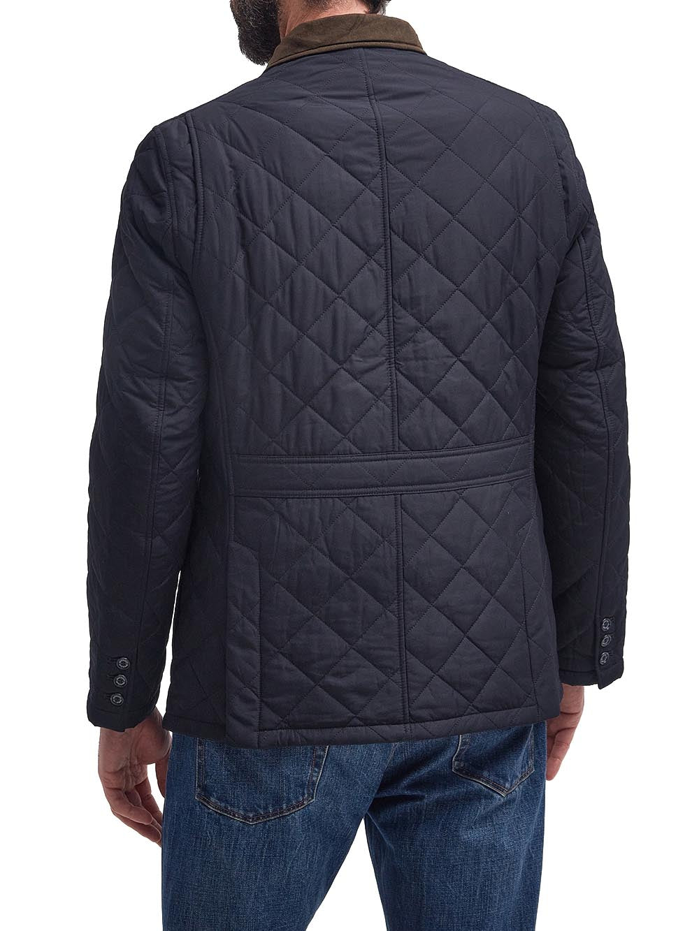 QUILTED LUTZ Barbour Giubbino Uomo Mqu0508 Blu