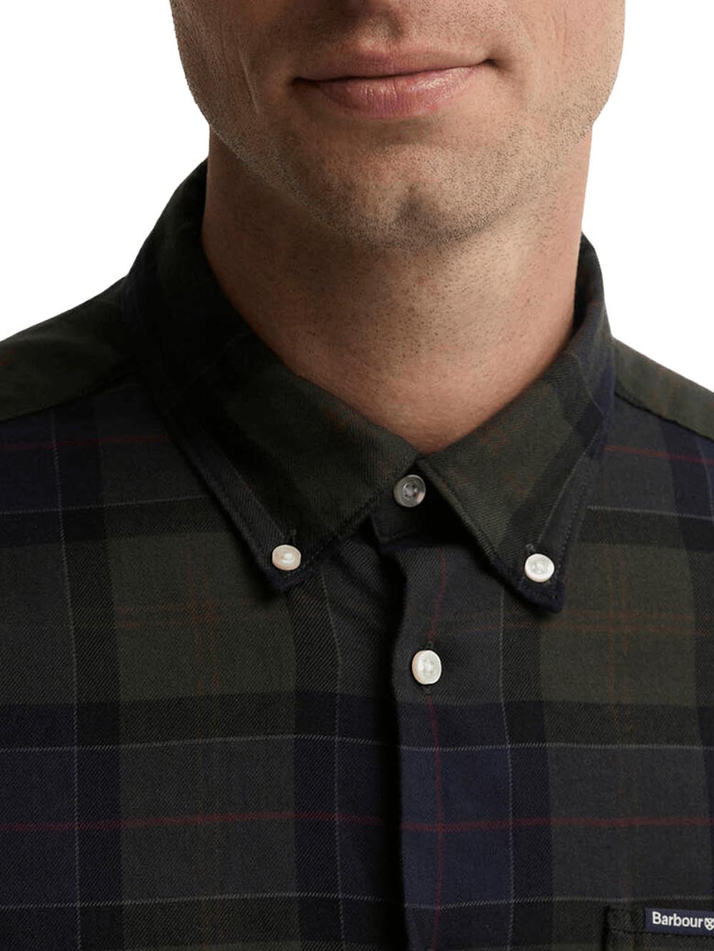 FORTROSE TAILORED SHIRT Barbour Camicia Uomo Msh4991 Verde