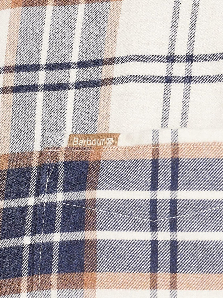 PORTDOWN TAILORED SHIRT Barbour Camicia Uomo Msh5035 Beige/blu