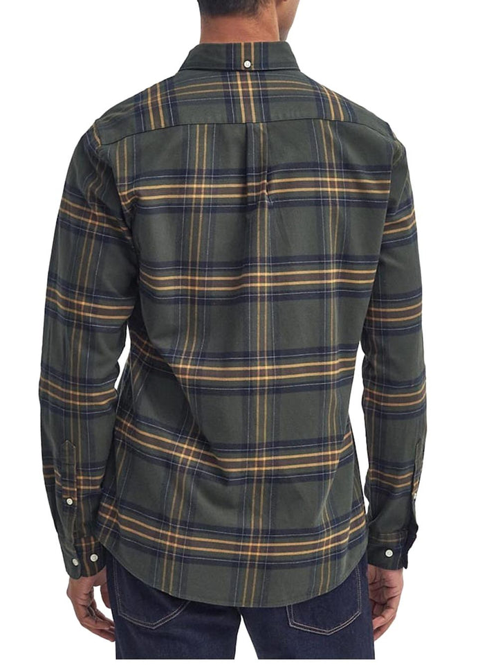 PORTDOWN TAILORED SHIRT Barbour Camicia Uomo Msh5035 Verde oliva