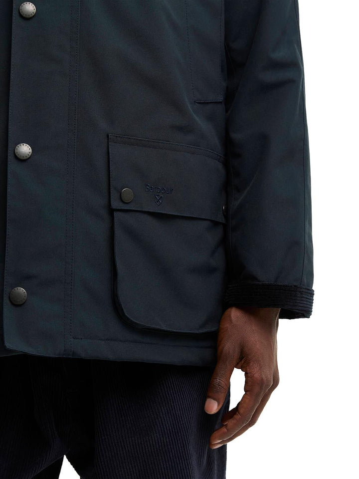 WINTER ASHBY JACKET Barbour Giubbino Uomo Mwb1001 Blu