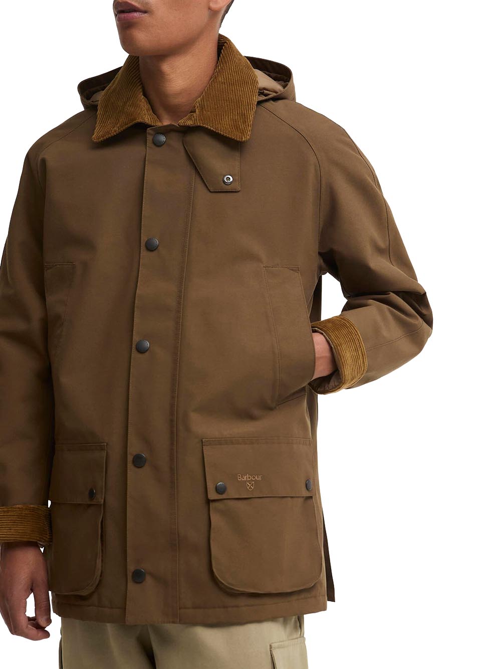WINTER ASHBY JACKET Barbour Giubbino Uomo Mwb1001 Marrone