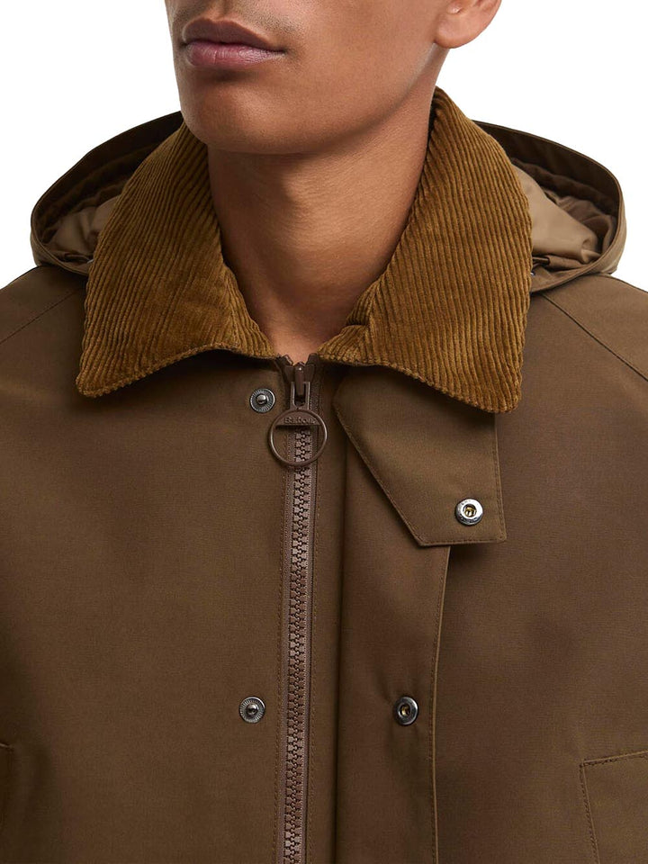 WINTER ASHBY JACKET Barbour Giubbino Uomo Mwb1001 Marrone
