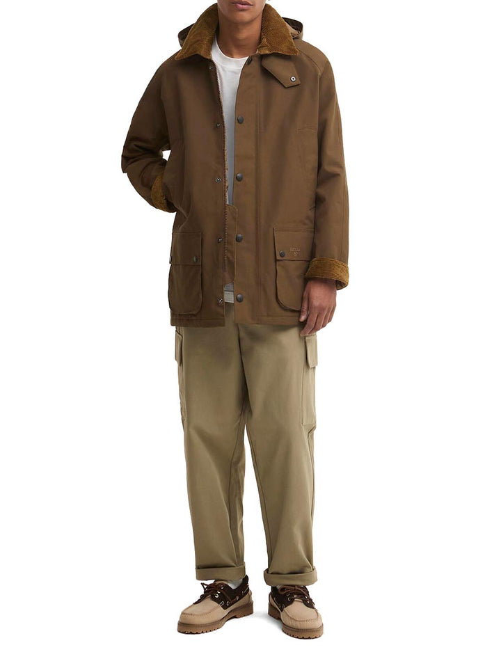 WINTER ASHBY JACKET Barbour Giubbino Uomo Mwb1001 Marrone