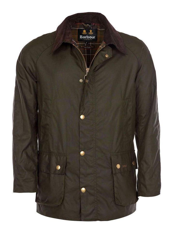 ASHBY WAX JACKET Barbour Giubbino Uomo Mwx0339 Verde oliva