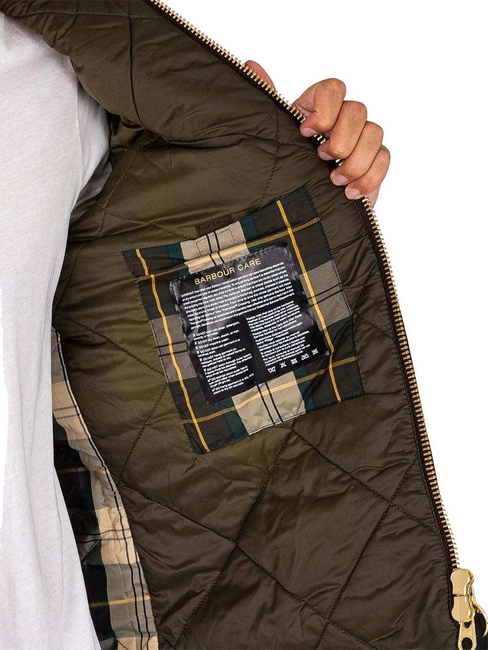 REELIN WAX JACKET Barbour Giubbino Uomo Mwx1106 Verde scuro
