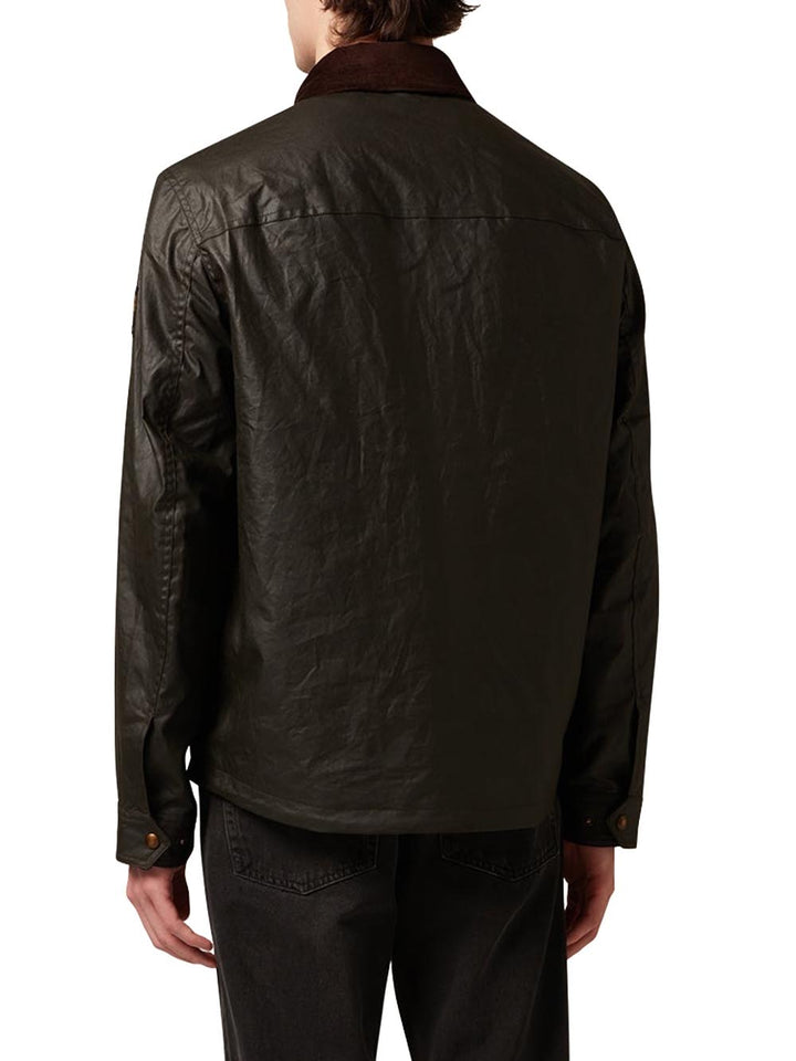 GROUND JACKET Belstaff Giubbino Uomo 105804 Verde oliva