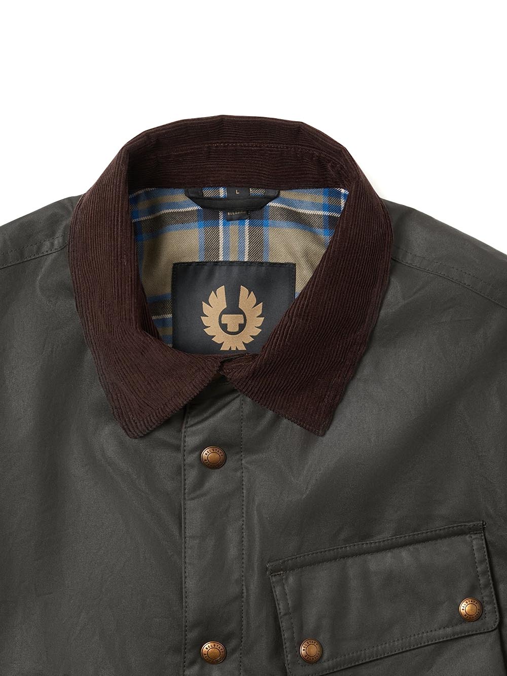 GROUND JACKET Belstaff Giubbino Uomo 105804 Verde oliva