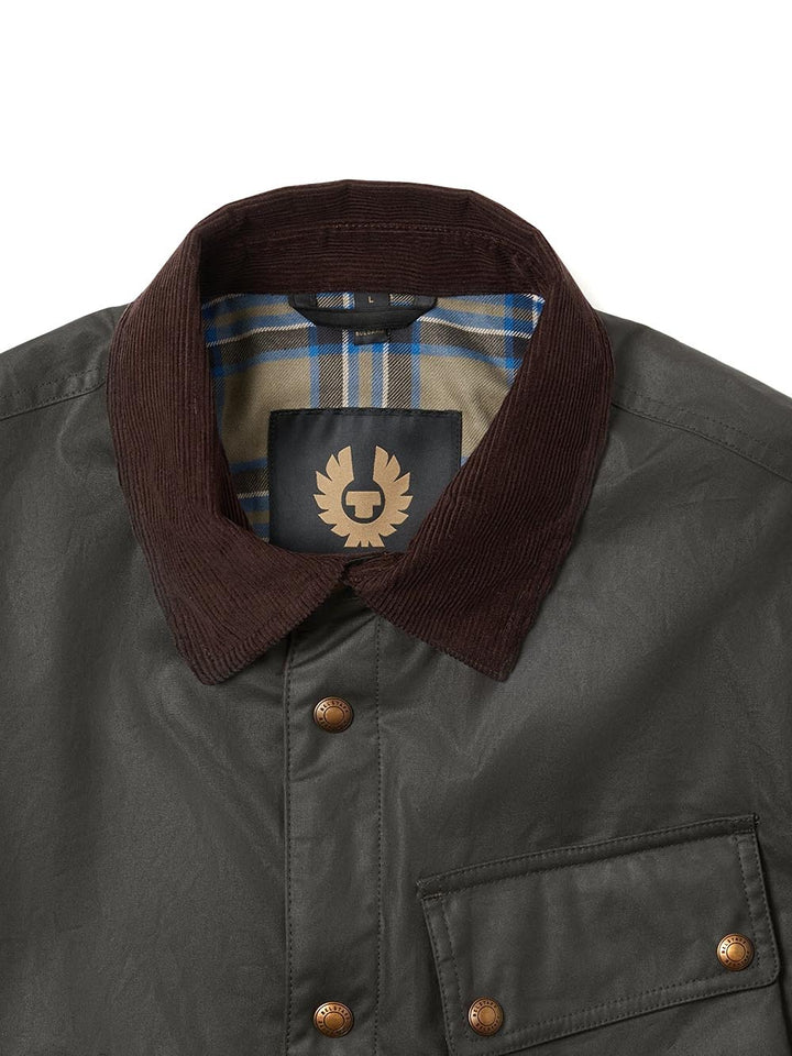 GROUND JACKET Belstaff Giubbino Uomo 105804 Verde oliva
