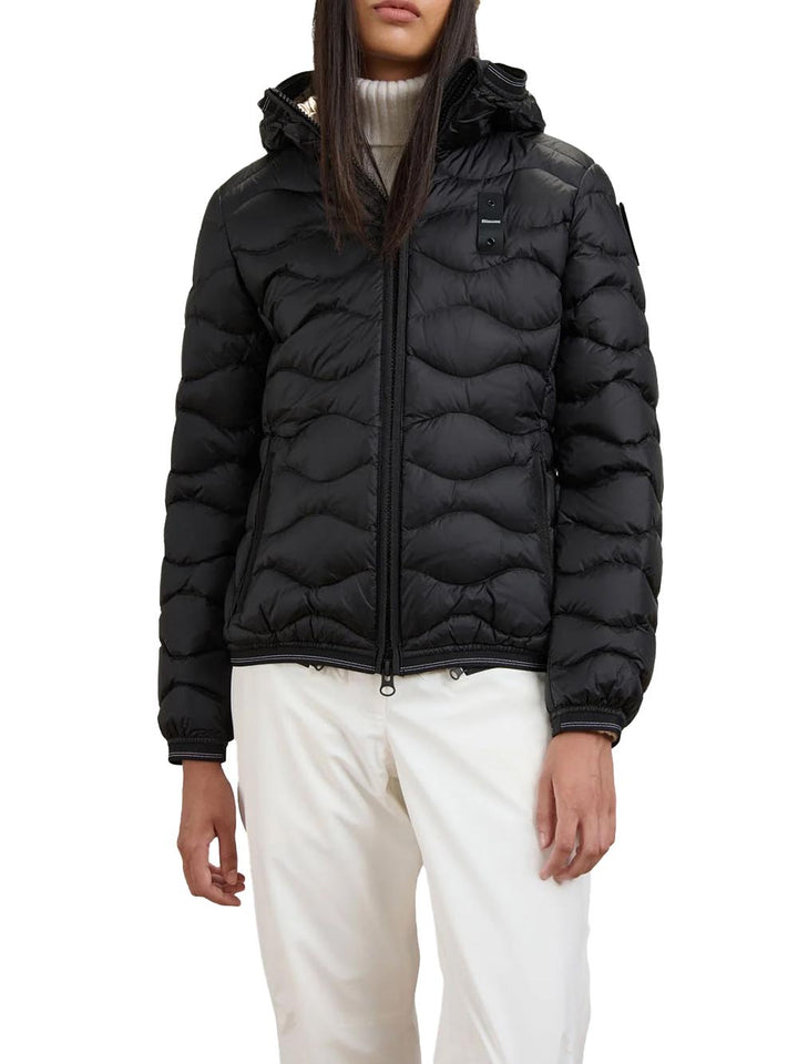 CAMELIA Blauer Giubbino Donna 26wbldc03033 006047 Nero/beige