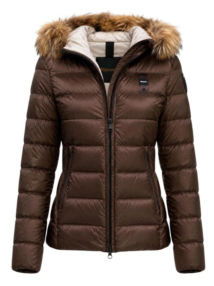ARCADIA Blauer Giubbino Donna 26wbldc03038 006047 Marrone/Beige