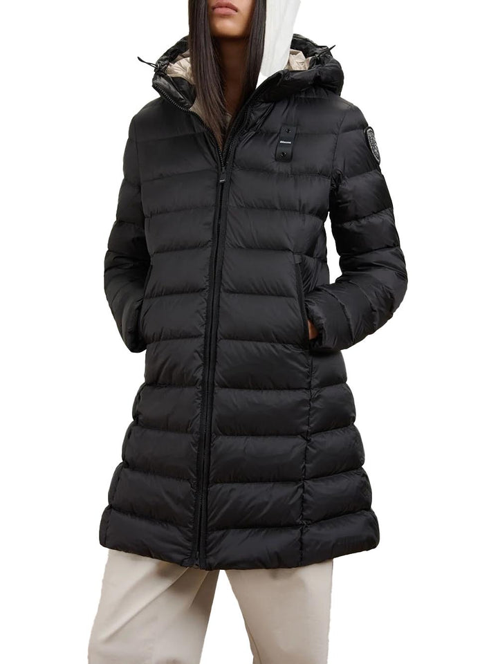 AGNES Blauer Giubbino Donna 26wbldk03039 006047 Nero/beige