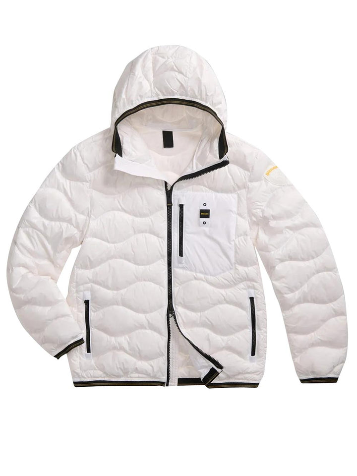 WAVE Blauer Giubbino Uomo 26wbluc03064 006355 Bianco