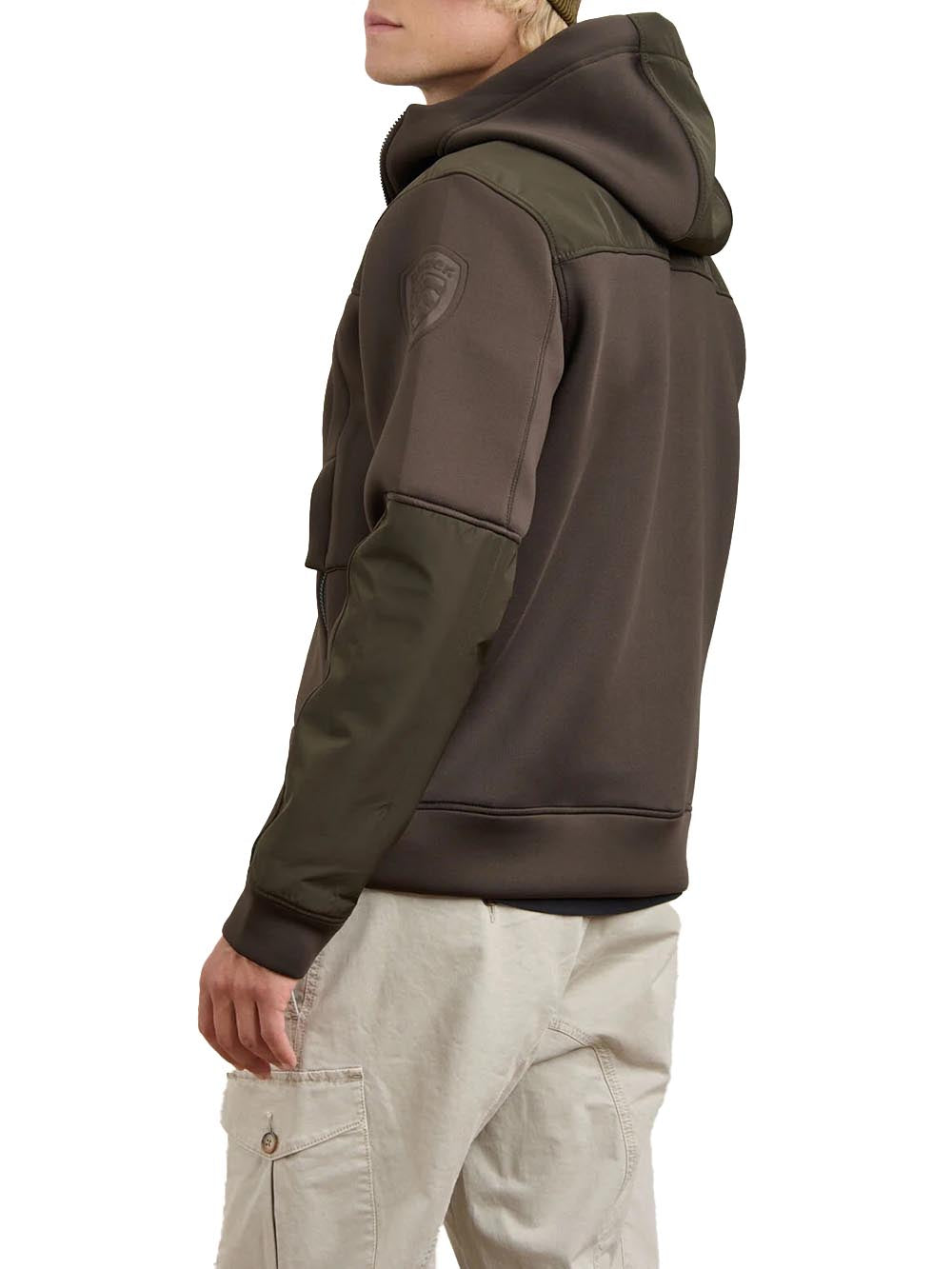 WILBERT Blauer Felpa Uomo 26wbluf02398 007707 Marrone scuro