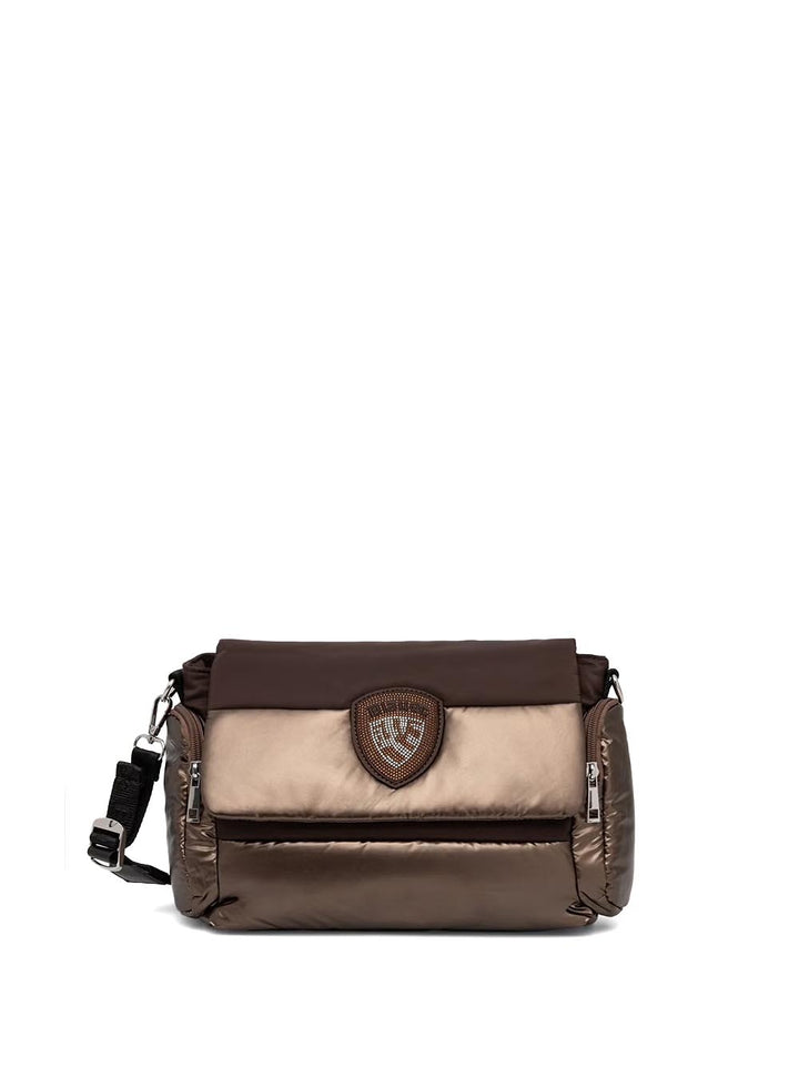 polyester nylon briefcase Blauer Borsa a Tracolla Donna F6jenna02/pad Marrone