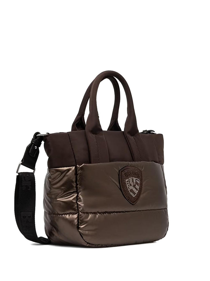 polyester nylon tote bag Blauer Borsa a Tracolla Donna F6quartxs01/pad Marrone