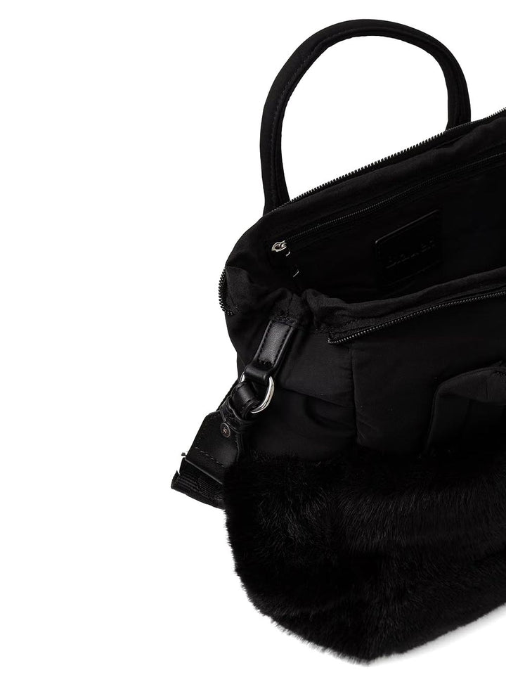 polyester nylon tote bag Blauer Borsa a Tracolla Donna F6quartxs02/pad Nero