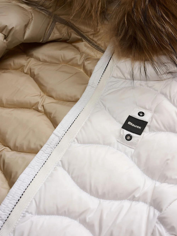 ARION JUNIOR Blauer Kids Giubbino Bambina 26wblgc03288 007455 Bianco/grigio