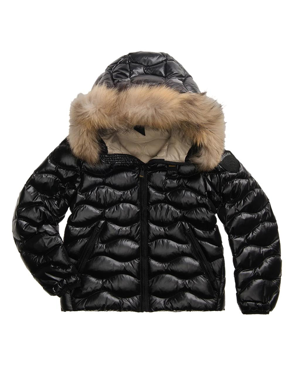 JENTON JUNIOR Blauer Kids Giubbino Bambino 26wblkc02271 005958 Nero/beige