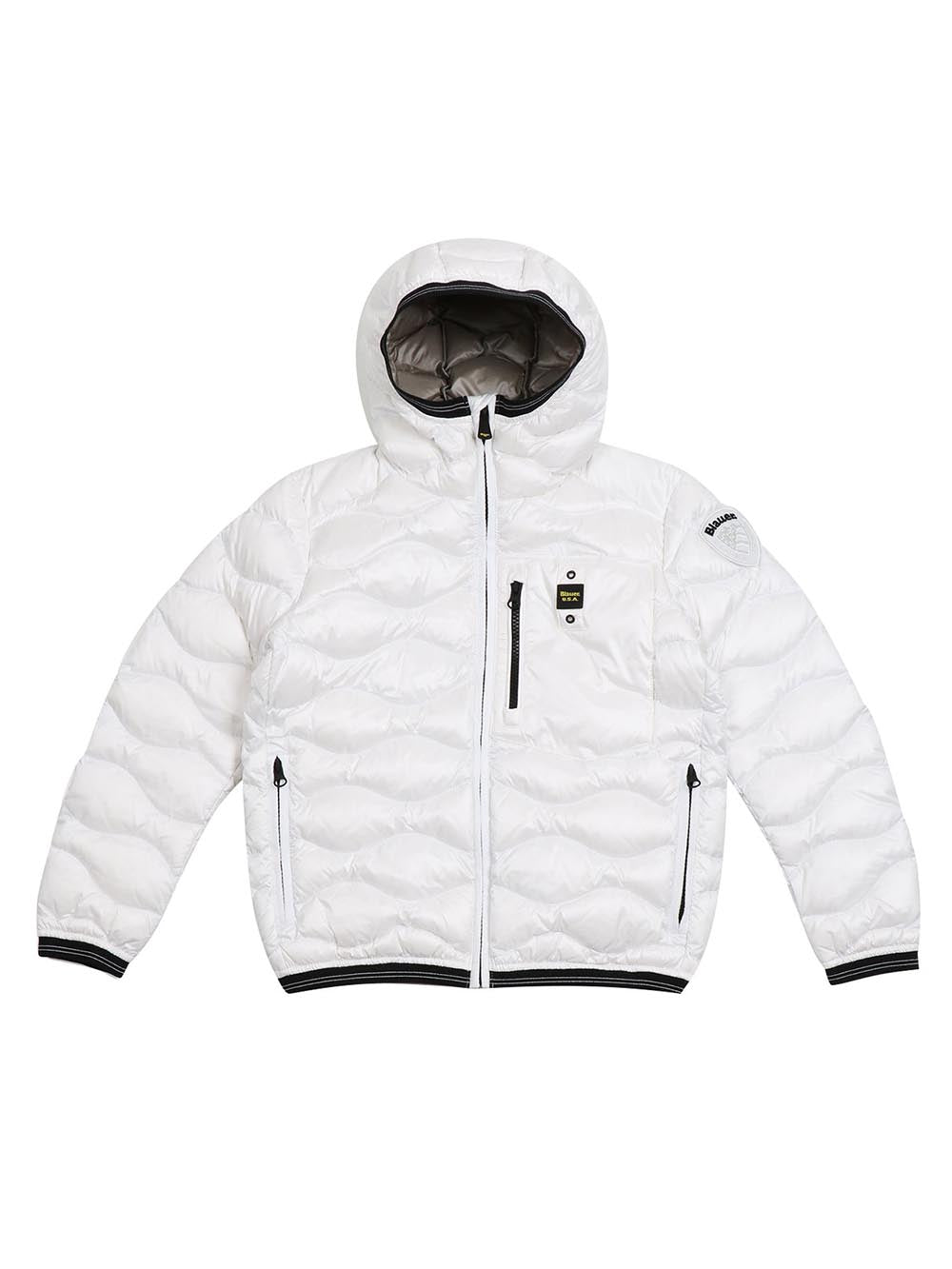 BRINTON JUNIOR Blauer Kids Giubbino Bambino 26wblkc03259 006719 Bianco/grigio