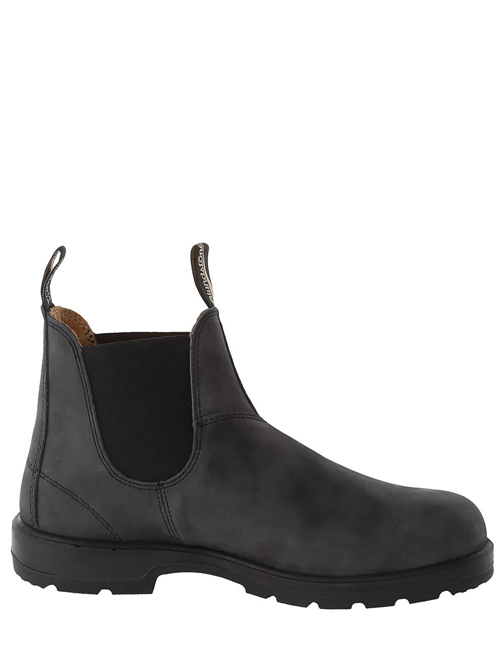 RUSTIC BLACK LEATHER Blundstone Stivaletti Boot Unisex 587 Grigio/nero