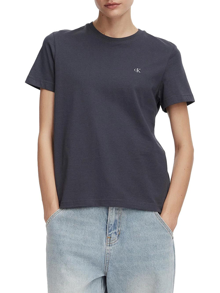 Calvin Klein Jeans T-shirt Donna Lv047b224g Grigio