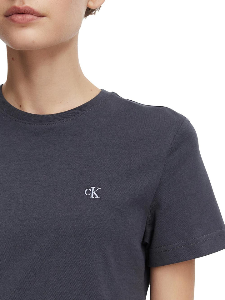 Calvin Klein Jeans T-shirt Donna Lv047b224g Grigio