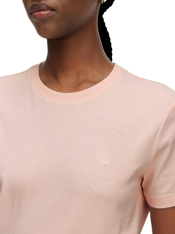 Calvin Klein Jeans T-shirt Donna Lv047b224g Rosa