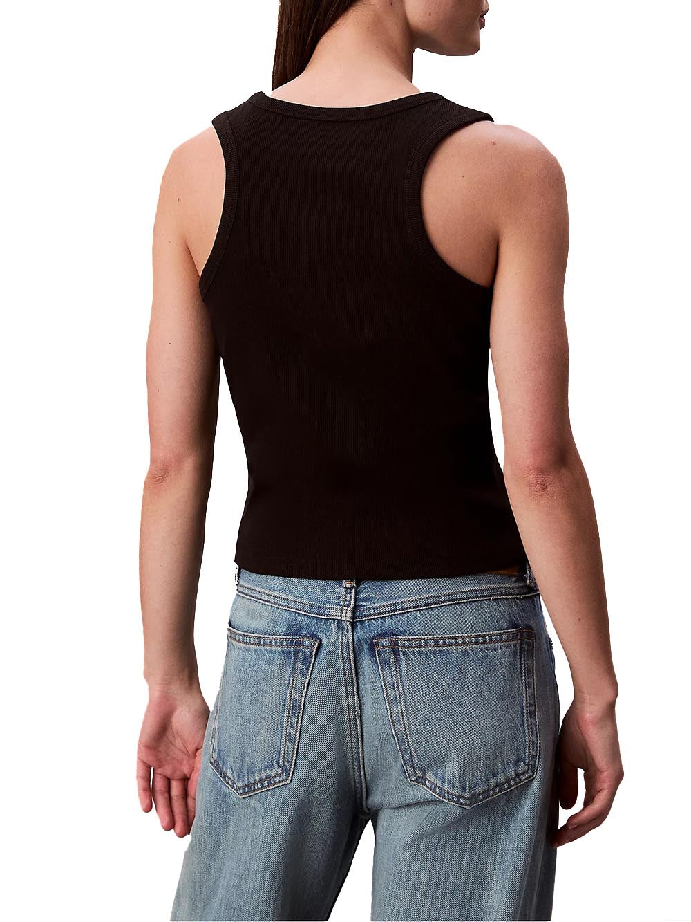 Calvin Klein Jeans Canotta Donna Lv047c201g Nero