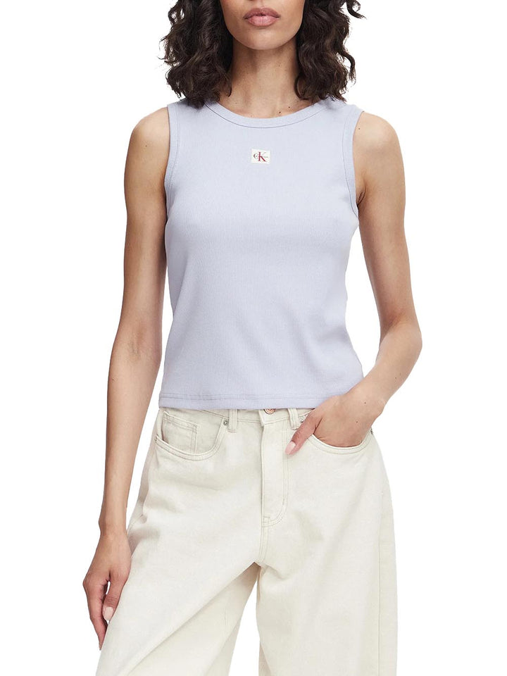 Calvin Klein Jeans Canotta Donna Lv047c201g Lilla
