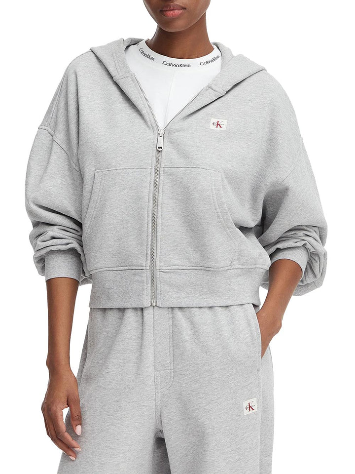 Calvin Klein Jeans Felpa Donna Lv047c216g Grigio