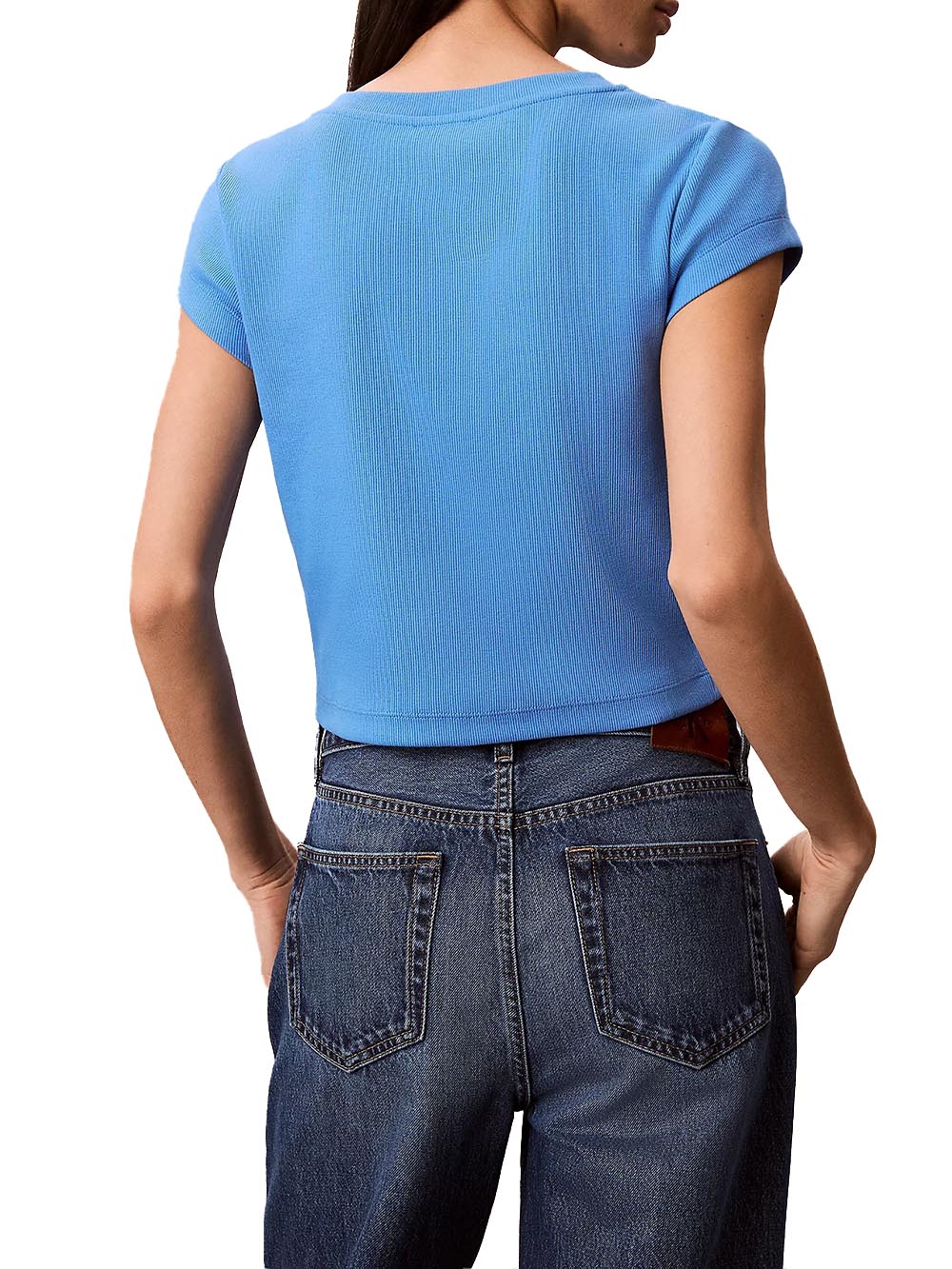 Calvin Klein Jeans T-shirt Donna Lv047c910g Azzurro