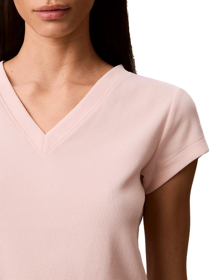 Calvin Klein Jeans T-shirt Donna Lv047c910g Rosa