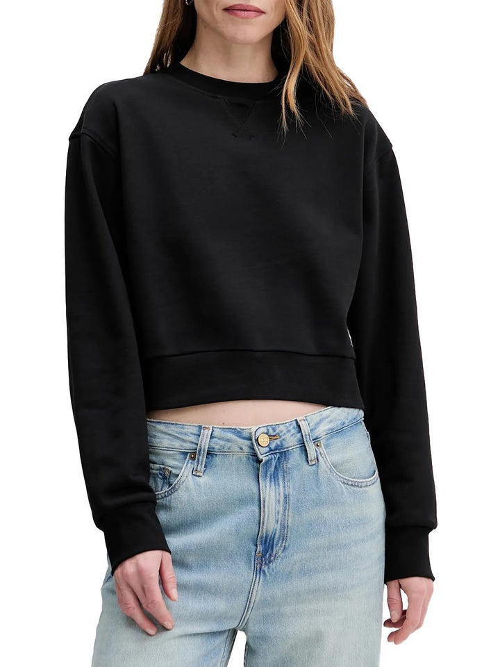 Calvin Klein Jeans Felpa Donna Lv047c911g Nero