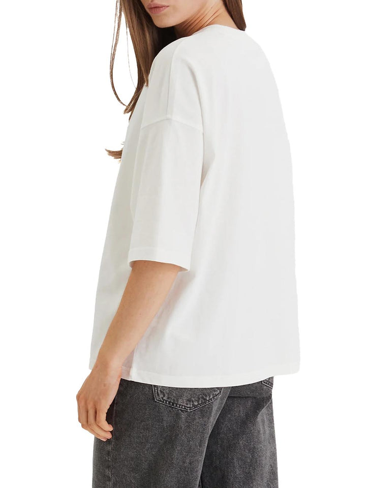 Calvin Klein Jeans T-shirt Donna Lv047d204g Bianco