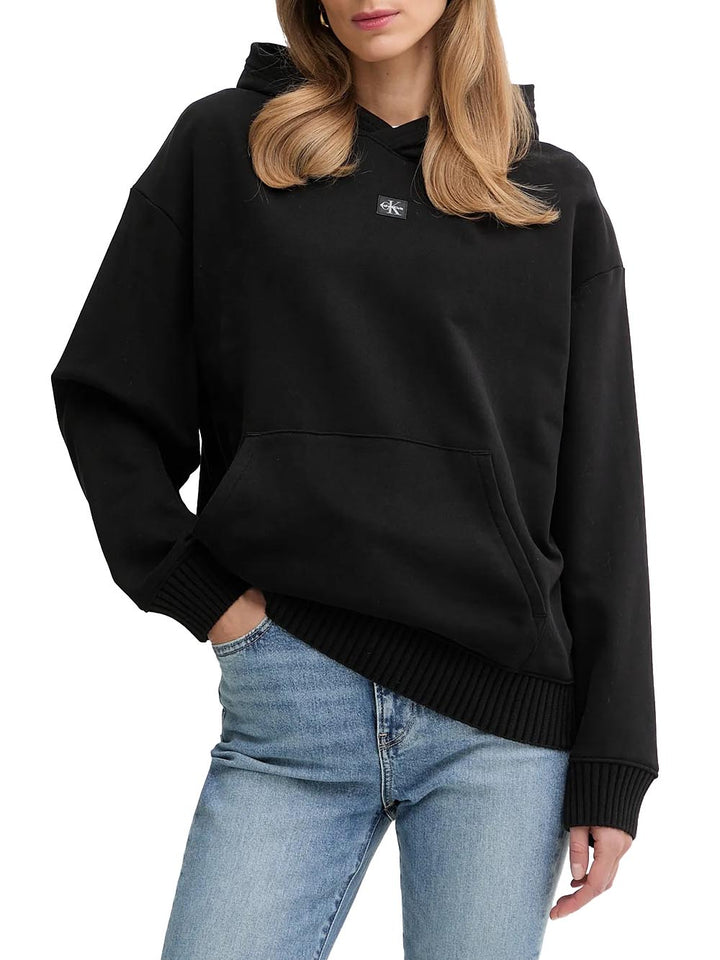 Calvin Klein Jeans Felpa Donna Lv047d232g Nero