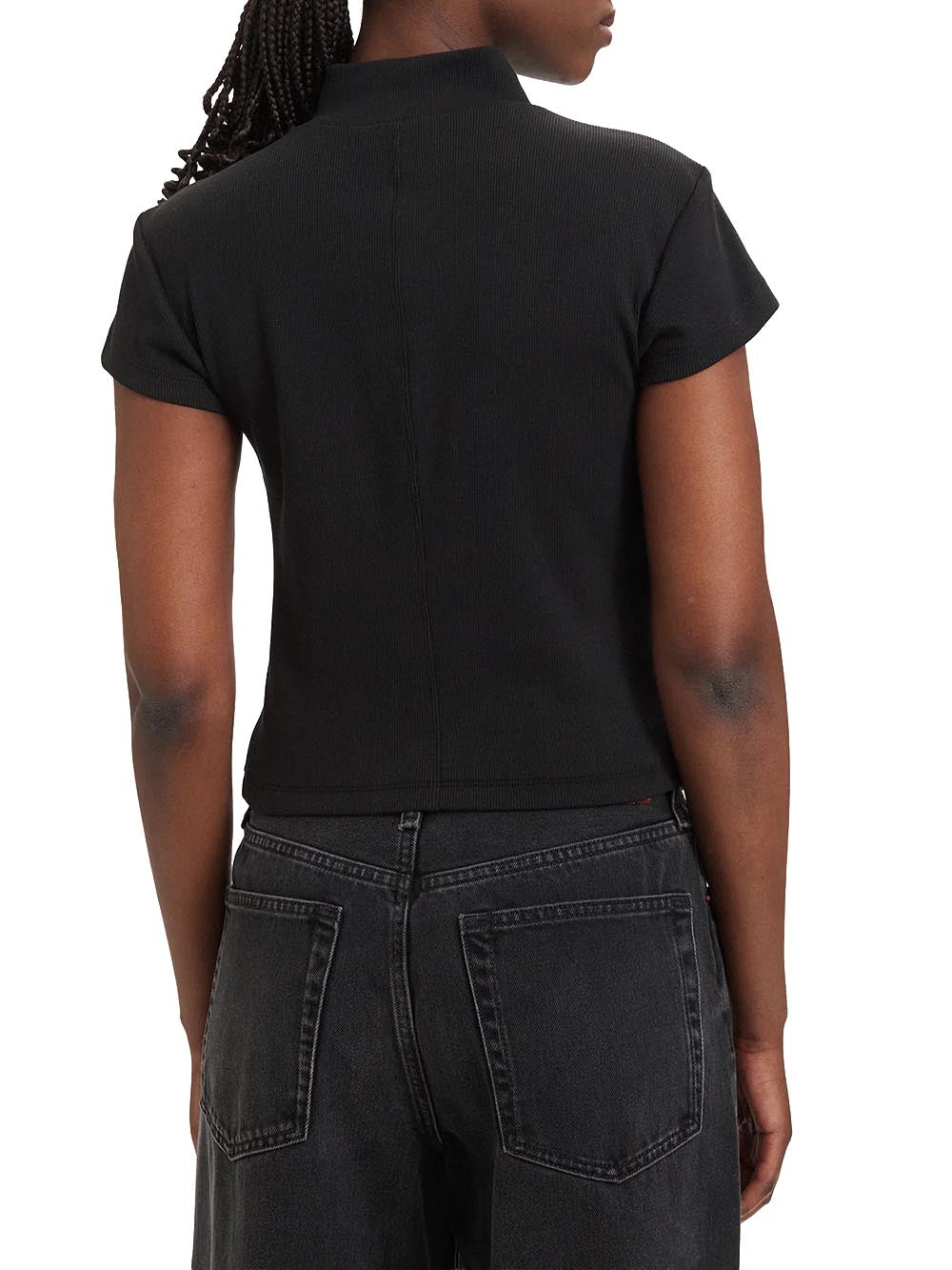 Calvin Klein Jeans T-shirt Donna Lv047g240g Nero