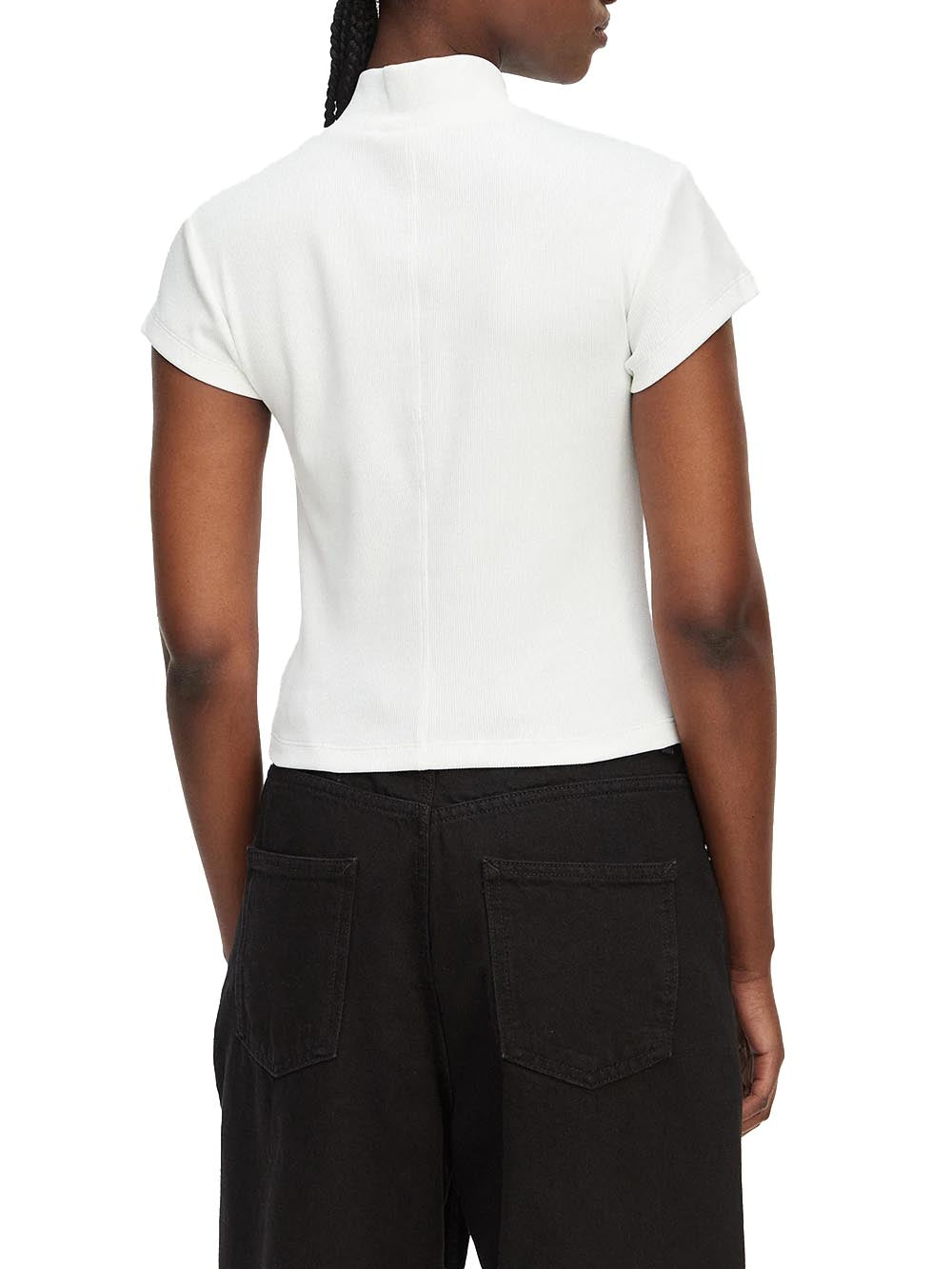 Calvin Klein Jeans T-shirt Donna Lv047g240g Bianco