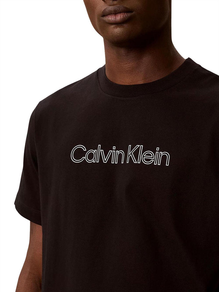 Calvin Klein Jeans T-shirt Uomo Lv04lg812g Nero