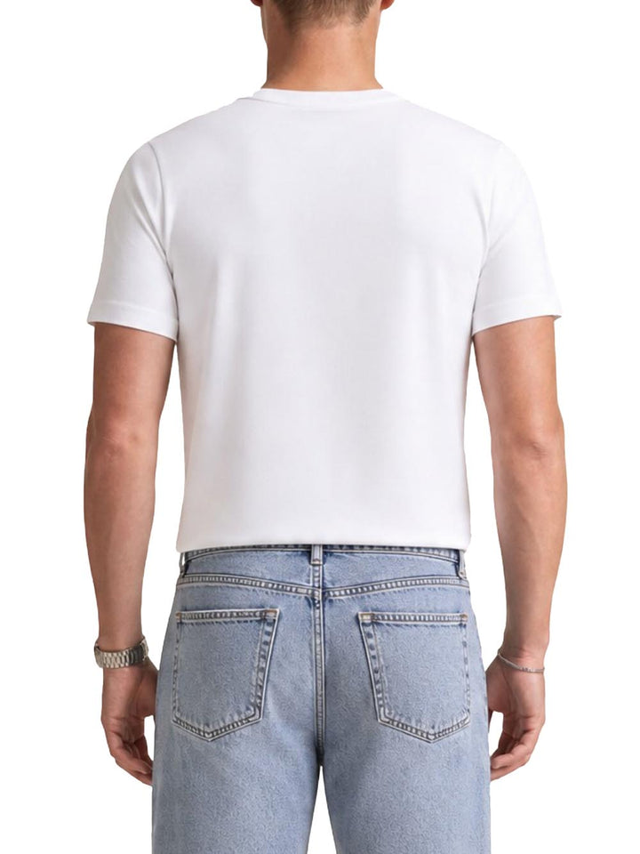 Calvin Klein Jeans T-shirt Uomo Lv04lg812g Bianco