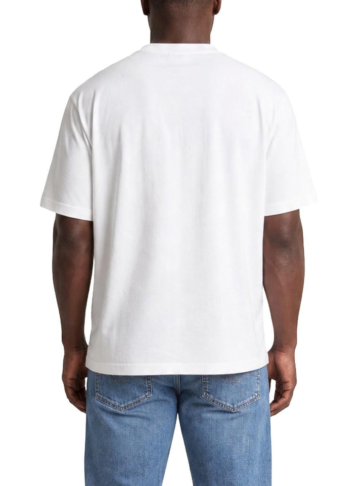 Calvin Klein Jeans T-shirt Uomo Lv04rg220g Bianco