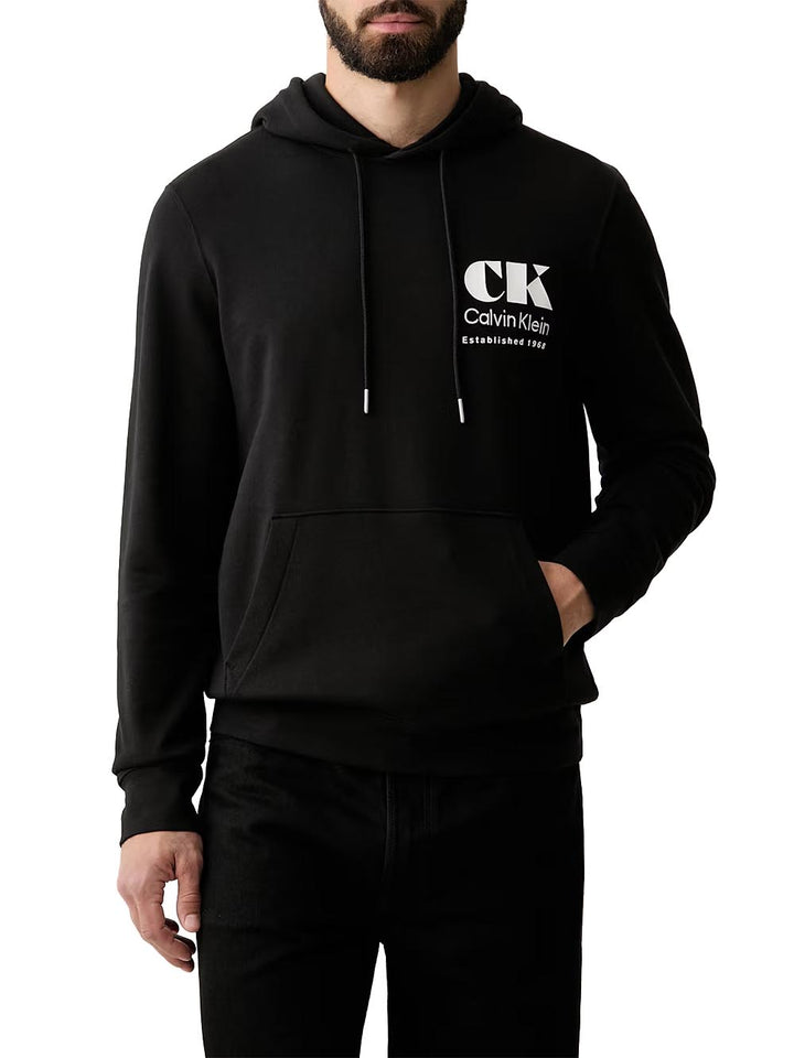 Calvin Klein Jeans Felpa Uomo Lv04rg273g Nero