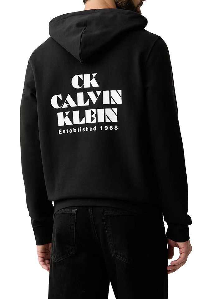 Calvin Klein Jeans Felpa Uomo Lv04rg273g Nero