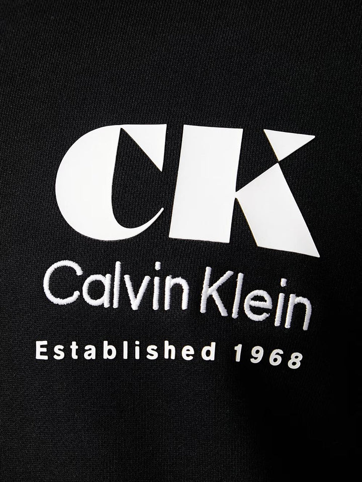 Calvin Klein Jeans Felpa Uomo Lv04rg273g Nero