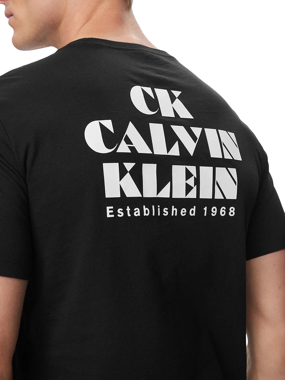 Calvin Klein Jeans T-shirt Uomo Lv04rg802g Nero
