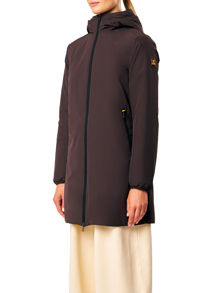 MATILDA - LIGHT PADDED HOODIE COAT Ciesse Piumini Giubbino Donna 253cpwc03020 P1410p Marrone