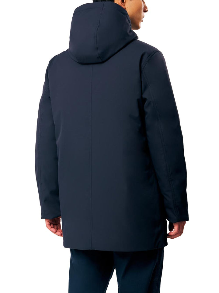HERDO 3.0 - SOFTSHELL HOODY COAT REAL DOWN Ciesse Piumini Giubbino Uomo 263pcmc31489 P9z25d Blu/nero